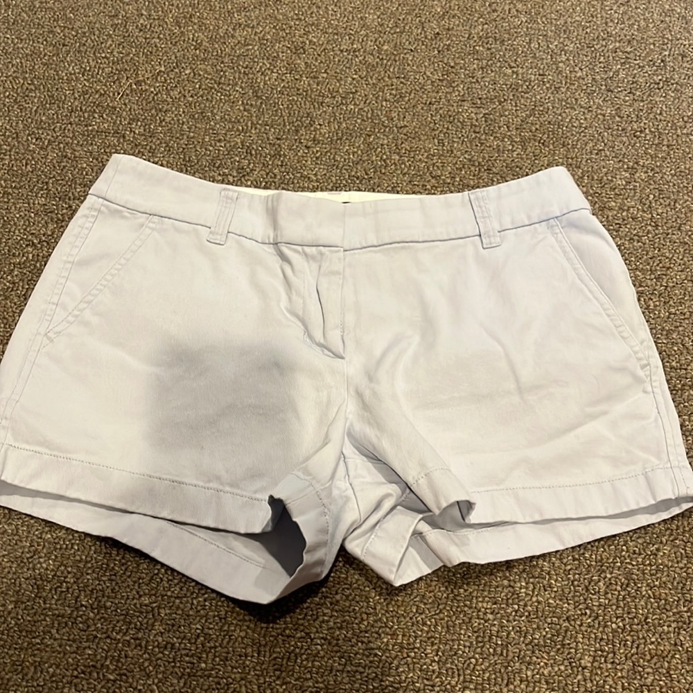 J Crew size 6 light blue shorts